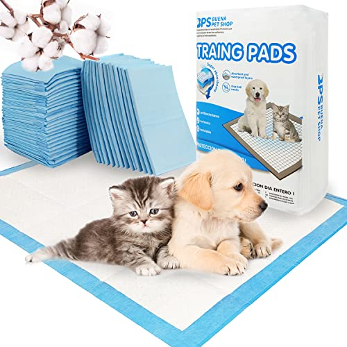 BPS® Empapadores de Entrenamiento para Perros Gatos Perfumes con Feromonas para Atraer los Cachorros y Simplificar el Entrenamiento (30pcs 60*60cm) BPS-2168