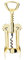 Viski 5437 Belmont, Gold - Wing Corkscrew