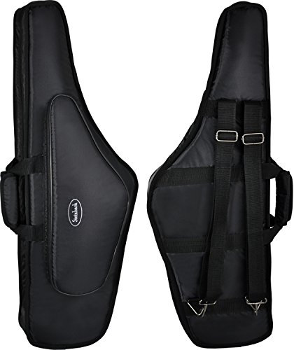 Steinbach Saxophontasche für Tenorsaxophone aus hochwertigem glänzendem Cordura 420 Denier 25 mm Polsterung mit Rucksackriemen
