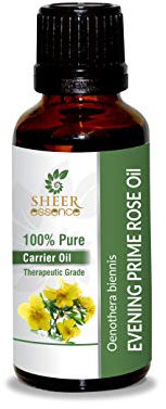 Evening Prime Rose Oil -(Oenothera Biennis)- Carrier Oil 100% Pure Natural Undiluted Uncut Therapeutic Grade Oil 3.38 FL.OZ