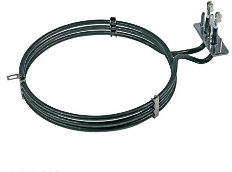 VIOKS Heizelement Heißluft 2100 Watt 230 Volt Ersatz für Miеle 4986670 4986671 4986672 H316BT IRCA 6019R082 - Heißluftheizung Umlufthitze für H216 H22 H310 H316BT H326 H410 Herd Backofen