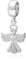 925 Sterling Silber Engel Charm Herz Charm Valentine Charm Anhänger Charm für Pandora Charm Armband