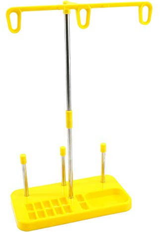 ckpsms Marque – #KP-19004 Support pour 3 bobines de fil pour machines à broder, couture, matelassage et surjeteuse