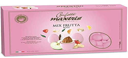 Confetti Maxtris Confetti Alla MANDORLA, Mix Frutta, Rosa