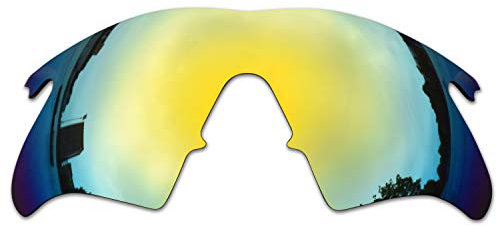 SOODASE For Oakley M Frame Heater Sunglasses Gold Polarized Replacement Lenses