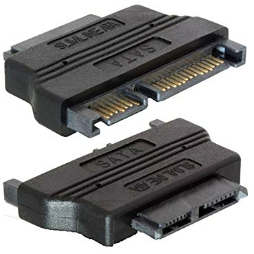 Bolwins Câble adaptateur D32S SATA vers Slim SATA (22 broches vers 13 broches) pour lecteurs DVD/CD, 5 V – Idéal pour connecter un connecteur SATA vers Slim SATA