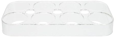 Cabilock Kühlschrank Ei Tablett 8 Kühlschrank Ei Lagerung Feld Gefrierfach Ei Halter Ostern Eier für Home Küche Ostern Party Eier Organizer