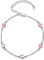 CUOKA MIRACLE Mondstein Armband Sterling Silber - Regenbogen Runde Mädchen Schmuck Geschenk für Kinder