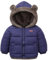 Bébé Hiver Polaire Manteau Enfants Garçons Veste Outwear Les Filles Rembourré Vêtements Bleu 4-5 Ans