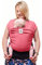 Fascia Porta bebè Marsupio Premium Neonato al bambino - Portabebè elastico originale | Taglia unica | Accogliente e lenitivo per i bambini | Rosa di Funki Flamingo
