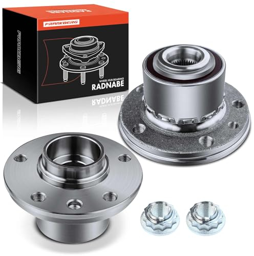Frankberg 2x Radlager Radlagersatz Vorderachse Hinterachse mit integriertem magnetischen Sensorring Kompatibel mit Touare.g 7L6 7L7 7LA MPV 2.5L 2003-2010 Replace# 7H0498611