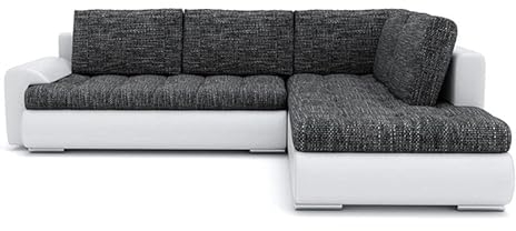 Wohnlandschaft Tokio V mit Schlaffunktion! Best Wohnlandschaft! Eckcouch mit Bettkasten! HIT! (LAWA 17 + Soft 17 RECHTS)