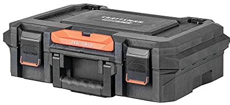 CRAFTSMAN TRADESTACK System-Werkzeugkasten, wasserabweisend, Werkzeugaufbewahrung, mit 6 Kleinteilbehältern, 53,3 cm (CMST21415)