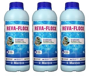 Mareva Lot de 3 Clarifiants pour Piscine - 1 L - 150019Ux3