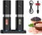 Syaws Pepper Grinder,Electric Salt & Pepper Grinder Set,Rechargeable Pepper Mill-No Battery Needed-Automatic Salt Grinder with Charging Base,Adjustable Coarseness