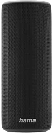 Hama Bluetooth-Lautsprecher LED-Licht 24W (LED-Musik-Box m. 10 RGB-Farbwechsel, Handy-Lautsprecher Bluetooth tragbar, kabellose Party-Lautsprecher Outdoor wasserdicht IPX5, bis zu 14h Akku) schwarz