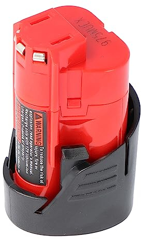 Nachbau Akku kompatibel mit den Milwaukee M12 B2 12V Li-Ion Akku 4932430064, 12 Volt mit 2500mAh