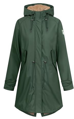 derbe Friese-Tidaholm - Regenmantel, Größe_Bekleidung_NR:44, Farbe:kombu green/caramel