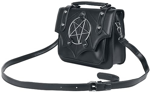 Banned Alternative Moloch Pentagram Frauen Handtasche schwarz