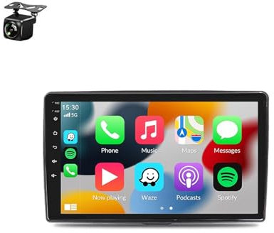 Autoradio touch screen da 9 pollici con autoradio Bluetooth per Alfa Romeo Giulietta 940 2013 - 2023 Plug And Play Android 12 Autoradio 2 Din Radio Android Bluetooth automatico USB RVC SWC ( Size : A