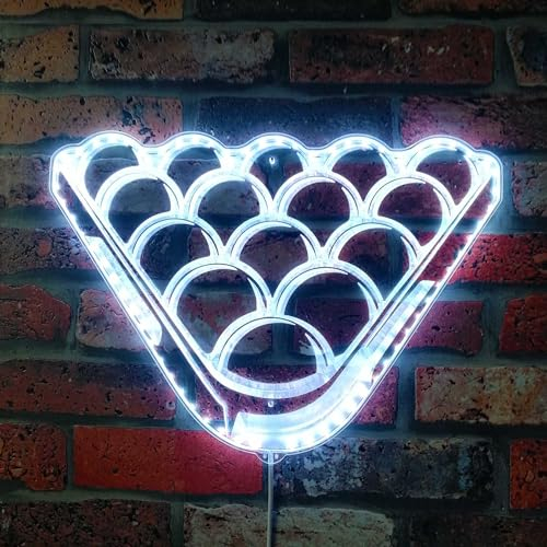 ADVPRO Snooker Billard Billard Tisch Zimmer RGB Dynamic Glam LED-Schild – Schnittform – intelligente 3D-Dekoration – mehrfarbige Beschilderung st06s22-fnd-i0213-c
