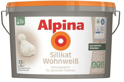 Alpina Silikat Wohnweiß 2,5 Liter