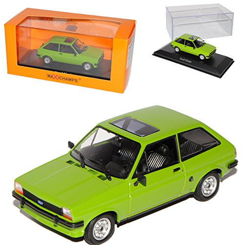 Ford Fiesta 1. Generation 3 Türer Grün 1976-1983 1/43 Minichamps Maxichamps Modell Auto