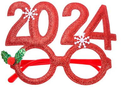 kesurpae Erleben Sie Komfort und Haltbarkeit mit 2024 Brillengestellen in lustiger Form, vielseitig einsetzbar, Partyzubehör in Universalgröße, Rot