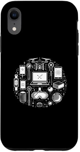 Coque pour iPhone XR Gadgets Les outils du gadget technologique de l'ère moderne