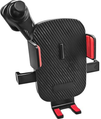 Adunsiaoto ABS Plastic Car Phone Holder, Automotive Vents Cellphone Mount for Most Vehicle, Hands Free Phone Holder with One Button Release, Air Vent Clip Easy Clamp Hands-Free Cradle Vehicle