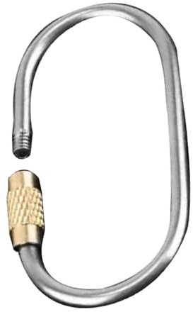 Anulely Mousqueton à vis – Boucle de verrouillage à vis en titane | Libération rapide, porte-clés haute résistance pour le camping, les voyages, l'extérieur et l'intérieur