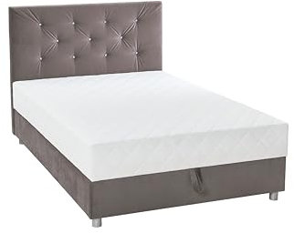 ATLANTIC home collection Stauraumbett Celia, eine Liegefläche mit Taschenfederkern, Stauraum frontal zu öffnen, Härte H2