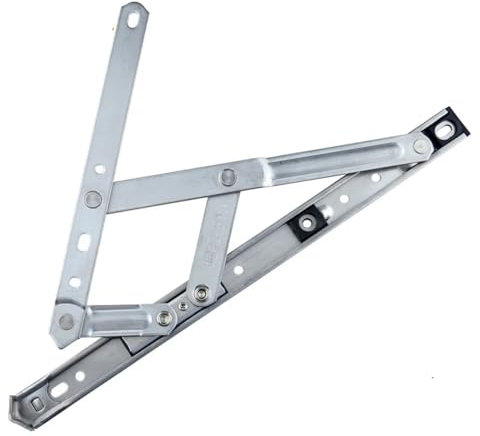 LYHYDMA Compas de Fenêtre Fente carrée fenêtre à battants charnière coulissante en Acier Inoxydable fenêtre en Acier Support de Jambe de Force coulissante matériel Coupe-Vent