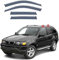 ASNAT Car Windabweiser Angepasst für BMW 5 Series F10 2011-2017, Regenabweiser Autofenster Regenschutz Regenabweiser Anklebbare Deflektoren