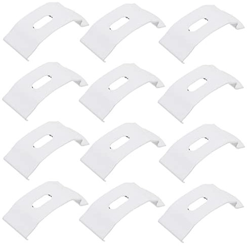 MAGICLULU 40pcs Vertical Curtain Fixed Plates Repair Tabs Easy to Install Clips Pack