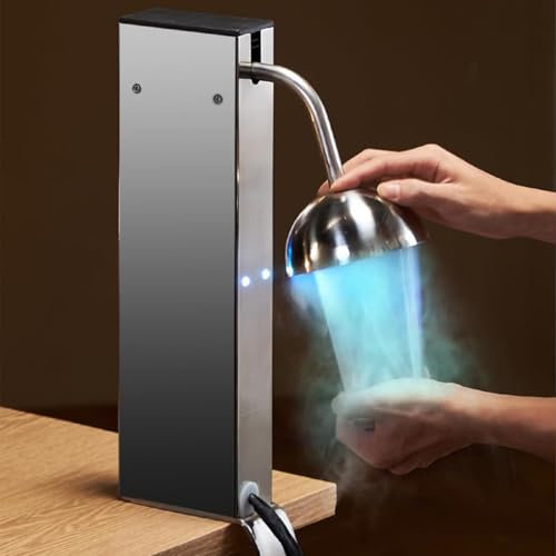Instant Glass Froster Chiller,CO2 Beer Glass Froster - 6s Rapid Cooling to -45℃, Stainless Steel Chiller for Juice, Wine, Cocktails, and Champagne