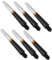 iplusmile 6Pcs Portable Replaceable Aluminum Shafts Accessories Durable Lightweight Stems for Enhanced Threading for Enthusiasts