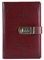 Yakri Vintage Notebook Password with Lock Diary Book Creative Password Diary Handbook Notepad TPN109 (Wine Red)