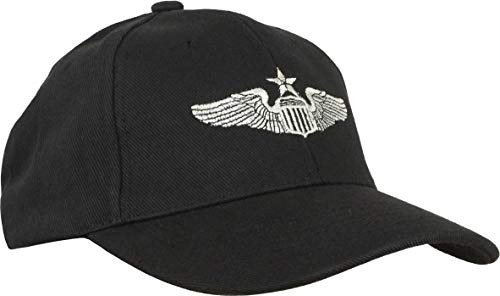Ferromil US Army Senior Pilot USAAF Baseball Cap Airforce Pilot Wings Insignia