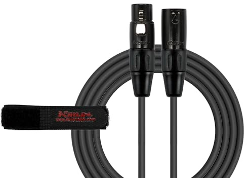 Kirlin Cable MPC Microphone Cable, XLR, BLACK, 50FT (MPC-270PB-50/BK)