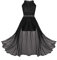iEFiEL Sweet Prinzessin Lace Blumenmädchenkleider für Hochzeits Brautjungfern Mädchen Kleid Festlich Kinder Overall Jumpsuit Gr. 104-176 Schwarz 152