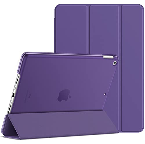 JETech Case for iPad 9/8/7 (10.2-Inch, 2021/2020/2019 Model, 9th/8th/7th Generation), Auto Wake/Sleep (Purple)