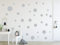 Timalo® XL Aufkleber Punkte Wandtattoo Kinderzimmer bunte große Kreise Pastell Uni Matt Wandsticker | 73081-hellgrau-40