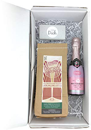 Geschenkbox 'verschieden Backmischungen' Prosecco-Brot/Rotweinkuchen/Bierbrot, Anzahl:2er Set, Brotbackmischung:Damen-Gedeck Prosecco-Brot