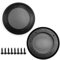 Fielect 2 Pcs 5.5inch /139mm Speaker Grill Mesh Decorative Circle Woofer Guard Protector Cover Audio Accessories Black Cloth Cover
