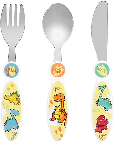 Children's Kids 3pcs Cutlery Set, Knife/Fork/Spoon_AB