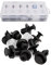 Befestigung Clips, 100 Stück Auto Push Retainer Clips Universal Auto Befestigungsclips Motorhaubenverkleidung Clips mit Sortimentem Kasten