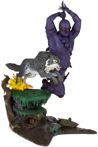 DIAMOND SELECT TOYS G.I. Joe Gallery PVC-Statue mit animierten Schlangenaugen DCD zum 40. Geburtstag, 25 cm
