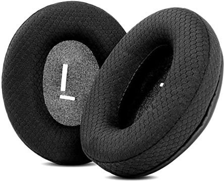 TaiZiChangQin Ear Pads Ear Cushions Replacement Compatible with Sony MDR-ZX770BN MDR-ZX770BT MDR-ZX780DC Headphone ( Fabric Earpads Black )