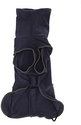 Pssopp Winterjacke für Hunde, Warme Fleecejacke für Hunde, Wasserabweisend, Winddicht, Hundeweste mit Offenem Schritt, Hundebekleidung für Lab Pitbull Dobermann Pudel (XXL)